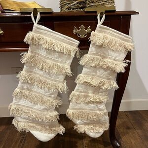 Fringe Boho Christmas Stockings